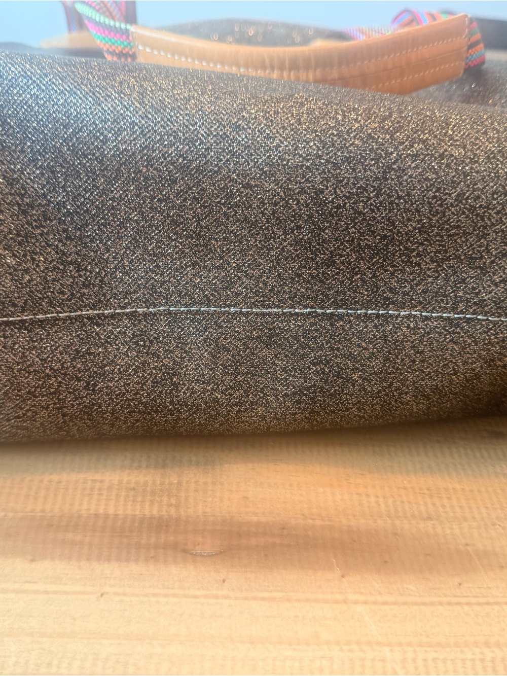Consuela Classic Tote - glitter and leopard print - Picture 4 of 5